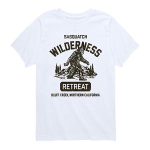 Футболка с принтом Sasquatch Wilderness Retreat для мальчиков 8-20 Licensed Character, White