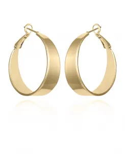 Толстые серьги-кольца золотистого оттенка Vince Camuto, gold-tone