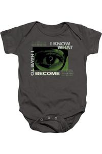 Детский комбинезон "Бэтмен превращается в Загадчика" Gildan, charcoal