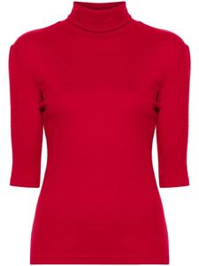Yohji Yamamoto топ с высоким воротником, красный