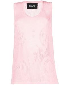 Топ вязки интарсия BARROW, розовый