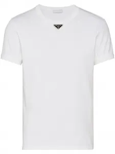 Футболка с логотипом Prada, белый