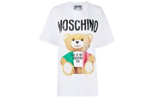 Футболка женская белая MOSCHINO