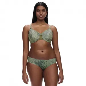 Бюстгальтер-минимизатор C Magnifique, женский, зеленый, бесшовный, без подкладки, GBO1491 Chantelle