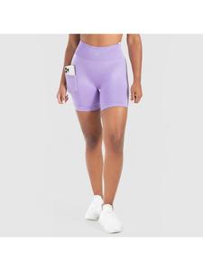 Бесшовные шорты Temmy Pocket фиолетового цвета SMILODOX