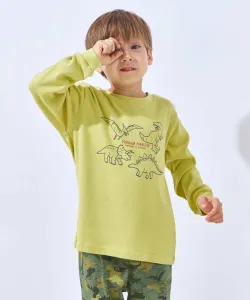 Домашняя одежда для мальчиков Ever Closet, цвет Light Green Dinosaur