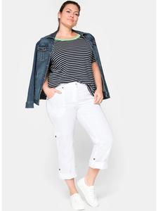 Тканевые брюки sheego, белый