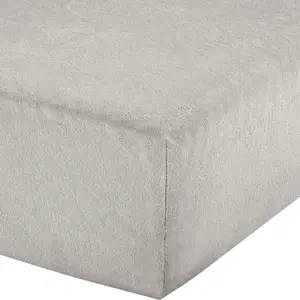 Простыня Boxspring Füssen" серебро 90x190 см - 100x200 см" Erwin Müller