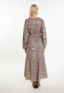 Платье макси MIT PRINT LOMASI IZIA, темно-синий