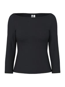 PIECES Лонгслив 'PCPHOEBE' в черном цвете