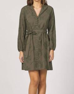 Вышитое платье Christine из ветивера Dear John Denim, Vetiver