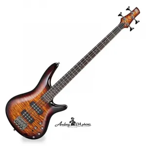 Электрический бас-гитара Ibanez модели SR400EQMDEB с 4 струнами, цвет Dragon Eye Burst