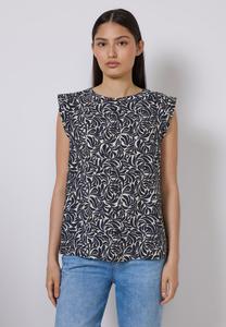 Блуза MIT RÜSCHEN Street One Studio, бежевый