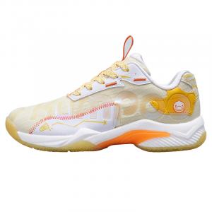 KUMPOO Бадминтонные кроссовки Unisex Low top бело-желтые