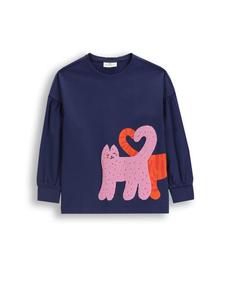 Рубашка с длинным рукавом Coccodrillo, темно-синий