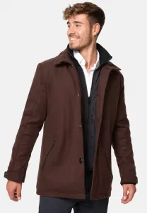 Полусезонная куртка mäntel британского цвета Indicode Jeans, Dark Brown