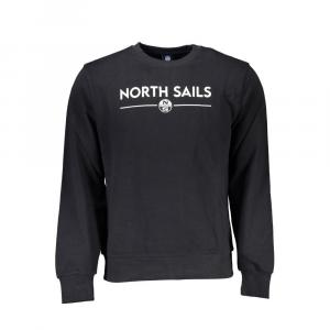 Черный хлопковый свитер North Sails