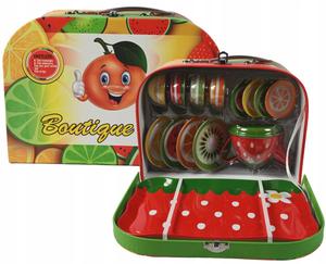 Кофейный Сервис Детский Чайный Набор В Чемодане Металлическая Посуда Midex