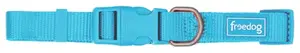 Нейлоновый ошейник Freedog Basic бирюзово-синий 20-35см х 10мм, цвет синий