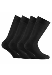 Носки Rohner Advanced Socks BASIC 4ER PACK RZSOCKEN, Schwarz/Black