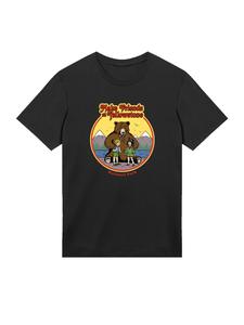 Рубашка F4NT4STIC US National Parks Make Friends At Yellowstone, черный