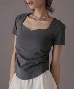 Футболка с квадратным вырезом Ulysses, темно-серый