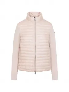 Стеганная куртка на молнии Moncler, розовый
