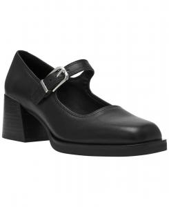 Женские туфли-лодочки на платформе Lisbon Mary-Jane Steve Madden, Black Leather