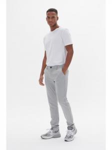 Matinique Повседневные брюки MAjens прямого кроя, светло-серый меланж