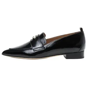 Лоферы женские черные Flattered