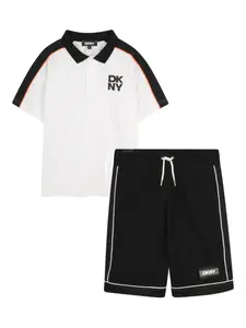 Комплект из шортов с логотипом Dkny Kids, белый