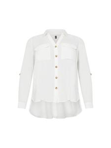 Блузка Vero Moda Curve Bumpy, белый