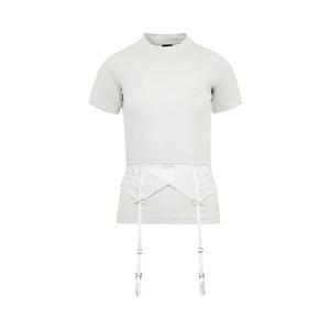Футболка Balenciaga Lingerie T-Shirt 'Dirty White', белый