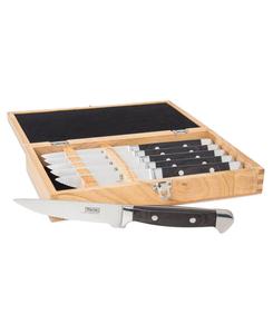 Набор из 6 ножей для стейка из паккавуда в коробке Viking, Black