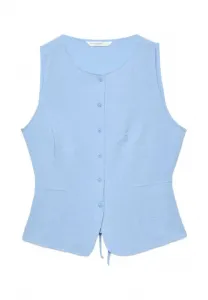 Топ без рукавов на пуговицах Stradivarius, Light Blue