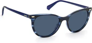 Женские солнцезащитные очки Polaroid, модель PLD 4107/S, Blue Havana