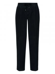 Зауженные брюки с завязками на талии Brunello Cucinelli, черный