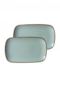 Набор тарелок Ritzenhoff & Breker Casa, 33x20 см, 2 штуки, голубой