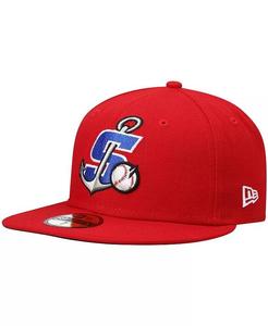 Мужская красная шляпа Stockton Ports Authentic Collection Team Home 59FIFTY Fitted Hat New Era