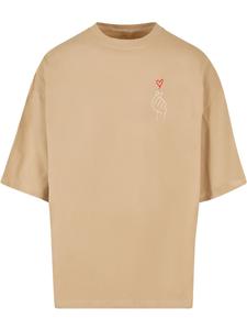 Футболка K Heart Huge Tee Merchcode, бежевый