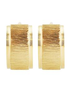 Adeliás Женские серьги - серьги-кольца на шарнирах из нержавеющей стали с золотым покрытием