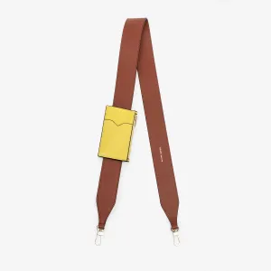 Плечевой ремень с карманом на молнии