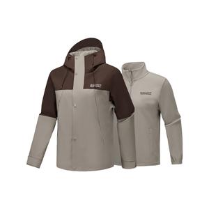Skechers Водонепроницаемая дышащая ветровка с термоизоляцией для женщин, Khaki Gray/05F0