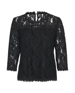 Кружевная блузка Cream Blouse, черный