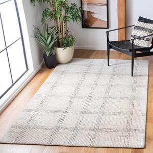 SAFAVIEH Abstract Collection ковер 92 x 153 см - Ivory & Gold, ручной работы из шерсти, идеально для гостиной, спальни, столовой (ABT657A-3)