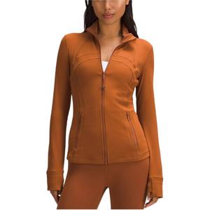 Женское пальто для йоги Lululemon, темно-оранжевый/sble