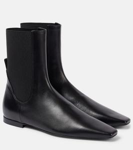 Кожаные челси Toteme, черный
