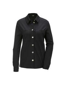 Короткий размер: рубашка-пиджак Goldner, черный