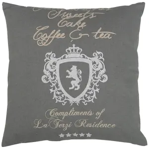 Декоративная подушка Монако Go-De, Grau + unifarben