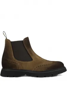 Замшевые ботинки челси Doucal's, коричневый